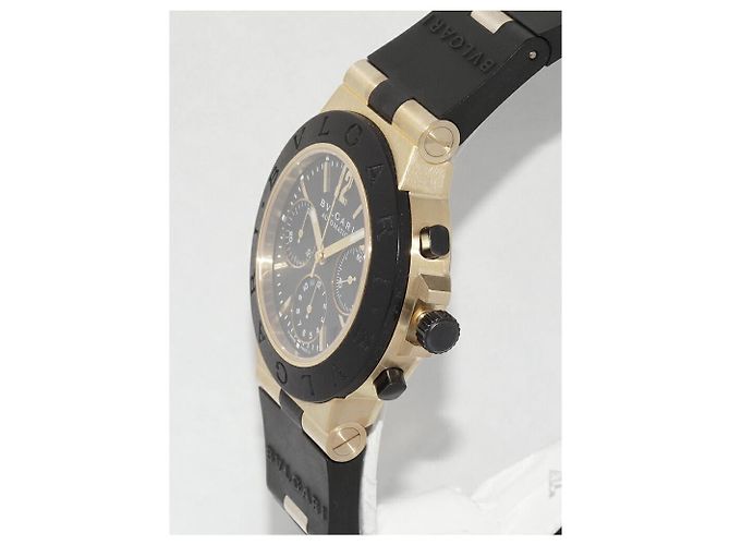 Bulgari Bvlgari Diagono Au750 Chronograph Schwarz - Ansicht 4