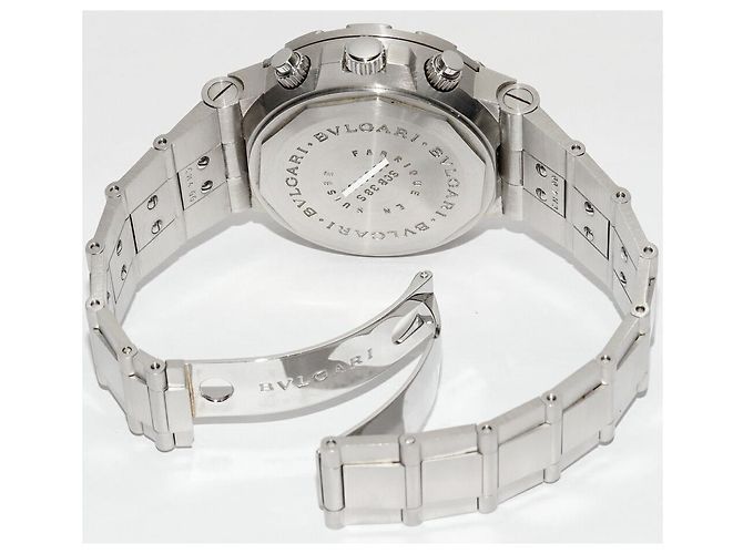 Bulgari Bvlgari Diagono Scuba Stainless Steel Chronograph Schwarz - Ansicht 2