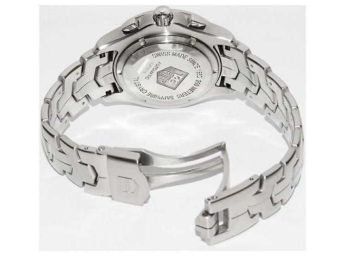 TAG Heuer Link Chronograph aus Edelstahl Braun - Ansicht 2