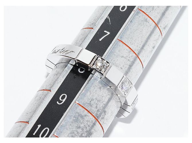 Cartier Lanieres Au750 Diamantring Größe 48 Silber - Ansicht 2