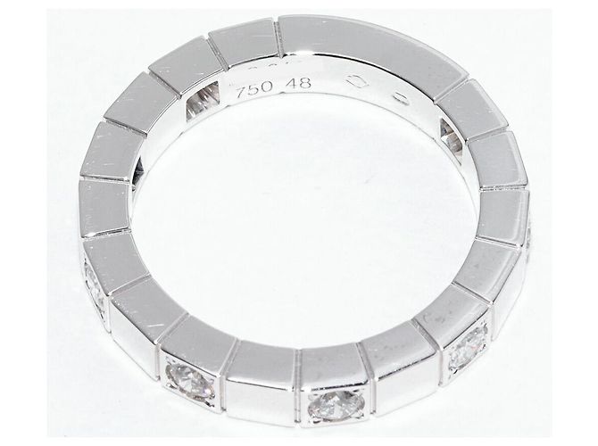 Cartier Lanieres Au750 Diamantring Größe 48 Silber - Ansicht 4
