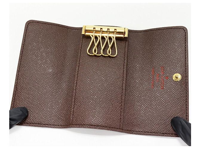 Louis Vuitton Multicles 4 Damier Key Case Castaño - vista 3