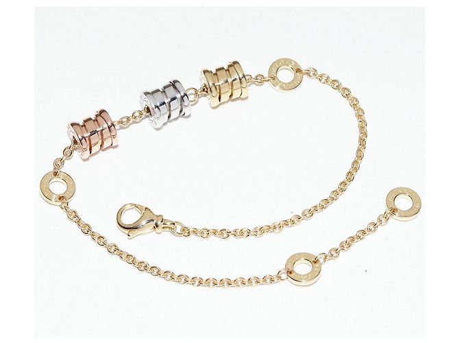 Bulgari Bvlgari B.zero1 Au750 Bracelet Misura 17 D'oro - vista 3
