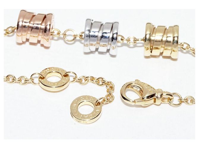 Bulgari Bvlgari B.zero1 Au750 Bracelet Misura 17 D'oro - vista 4