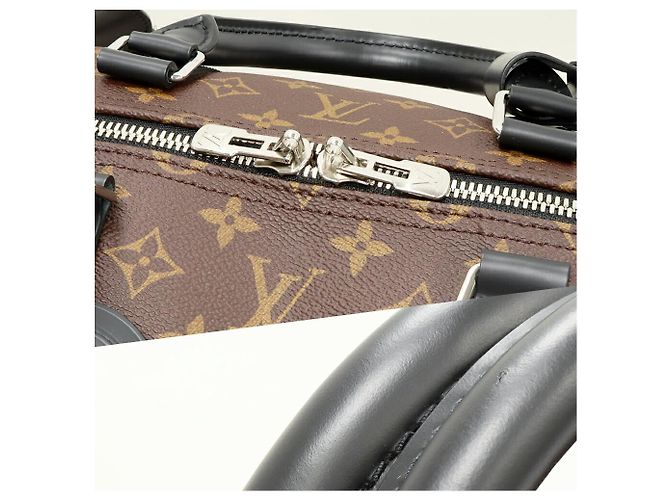 Louis Vuitton Keepall Bandouliere Monogram Macassar Boston Tasche Braun - Ansicht 6