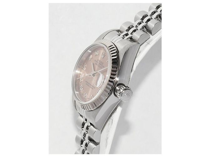 Rolex Datejust Au750 Weißgold Edelstahl Pink - Ansicht 3