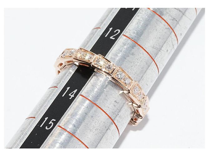 Bulgari Bvlgari Serpenti Viper Au750 Diamantring Größe 53 Golden - Ansicht 2