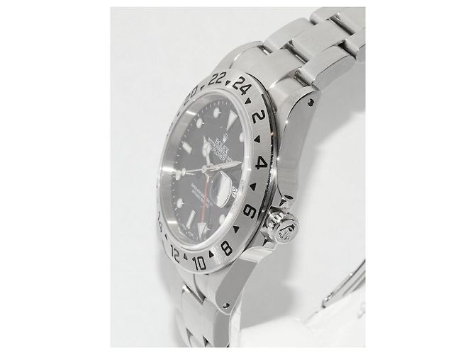 Reloj Rolex Explorer II de acero inoxidable Negro - vista 4