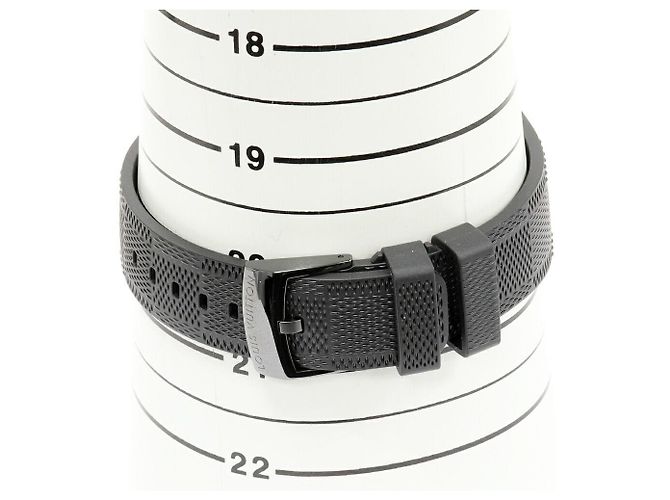 Louis Vuitton Tambour Damier Graphite Stainless Steel Chronograph Schwarz - Ansicht 5