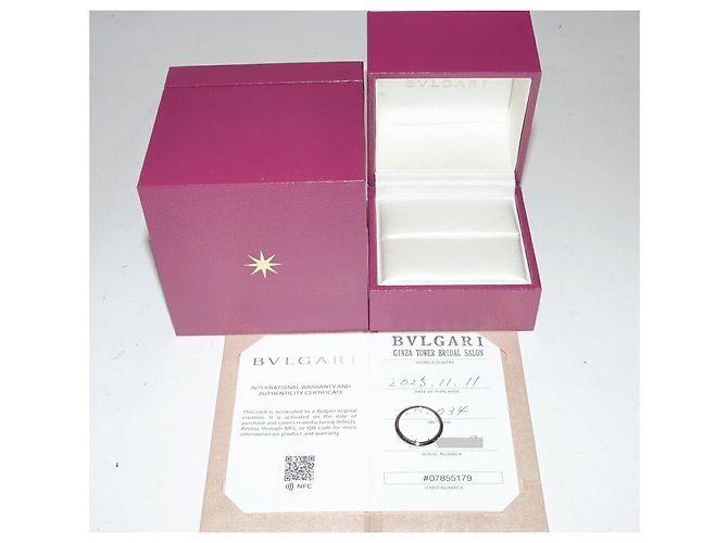Bulgari Bvlgari ROMA AMOR Pt950 Diamantring Größe 50 Silber - Ansicht 3