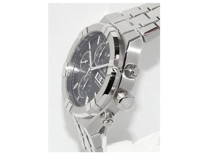 Autre Marque Reloj Maurice Lacroix AIKON de acero inoxidable Negro - vista 4