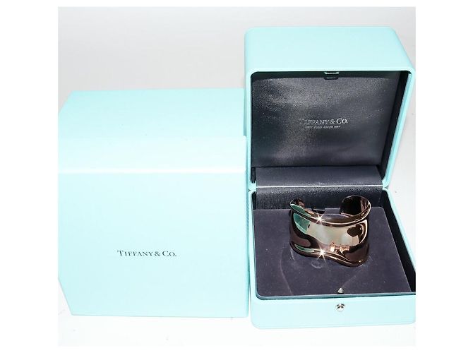 Bracciale Rigido Tiffany & Co. Elsa Peretti Bone Cuff Au750 Rosa - vista 3