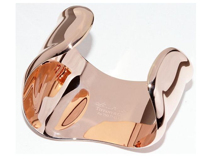 Bracciale Rigido Tiffany & Co. Elsa Peretti Bone Cuff Au750 Rosa - vista 4