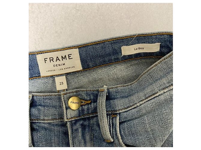 Autre Marque FRAME DENIM Calças Le Boy Denim Azul - vista 4