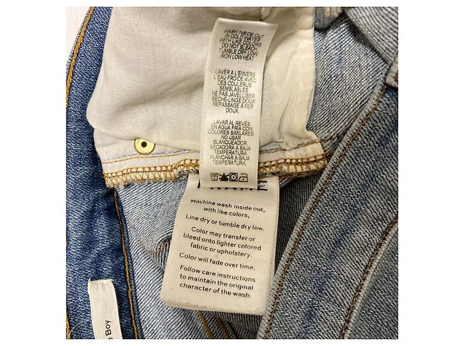 Autre Marque FRAME DENIM Calças Le Boy Denim Azul - vista 6