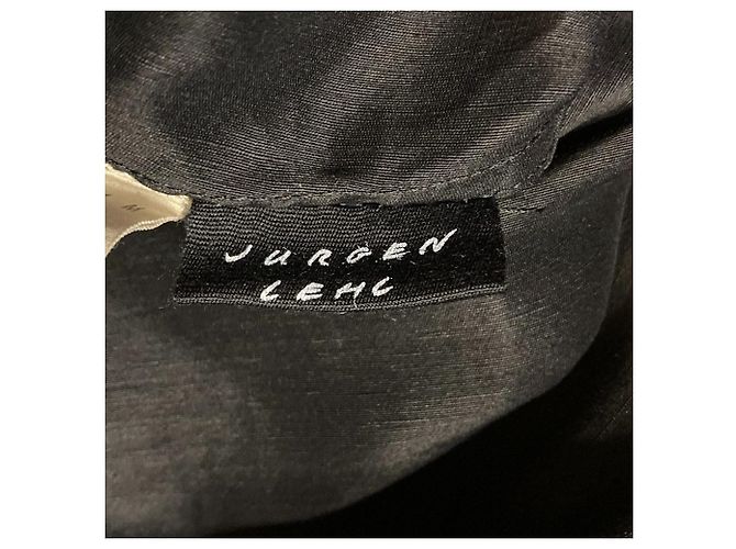 Autre Marque Chaqueta Jurgen Lehl de mezcla de lino y seda Negro - vista 3