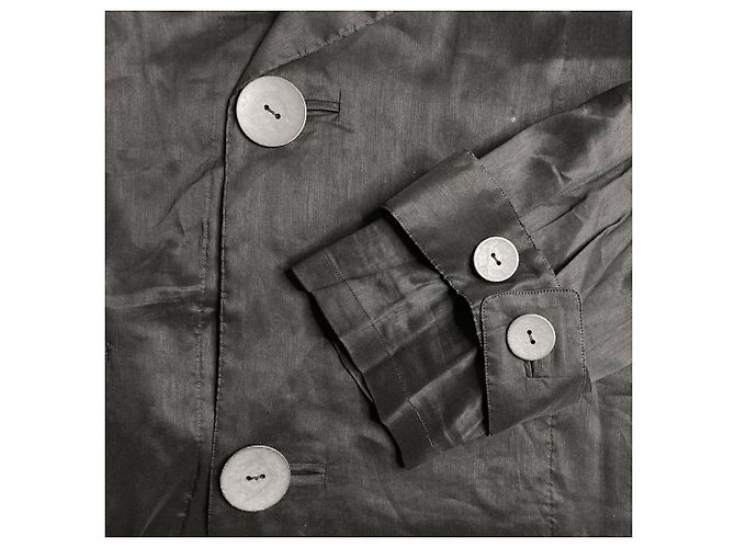 Autre Marque Chaqueta Jurgen Lehl de mezcla de lino y seda Negro - vista 5
