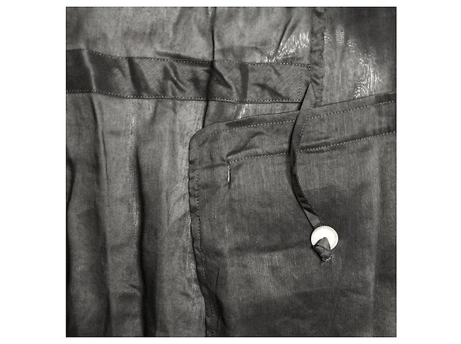 Autre Marque Chaqueta Jurgen Lehl de mezcla de lino y seda Negro - vista 6