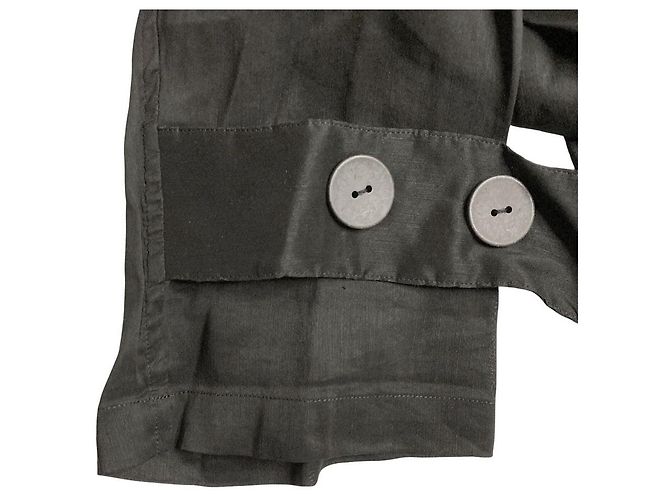 Autre Marque Chaqueta Jurgen Lehl de mezcla de lino y seda Negro - vista 7