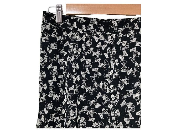 Autre Marque Saia de tule com fitas INGEBORG Preto - vista 3