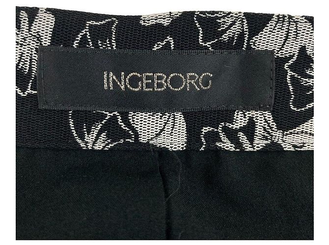 Autre Marque Saia de tule com fitas INGEBORG Preto - vista 4