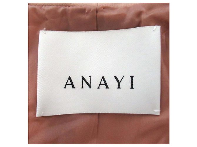 Autre Marque Cappotto in doppio tessuto ANAYI Rosa Beige - vista 8