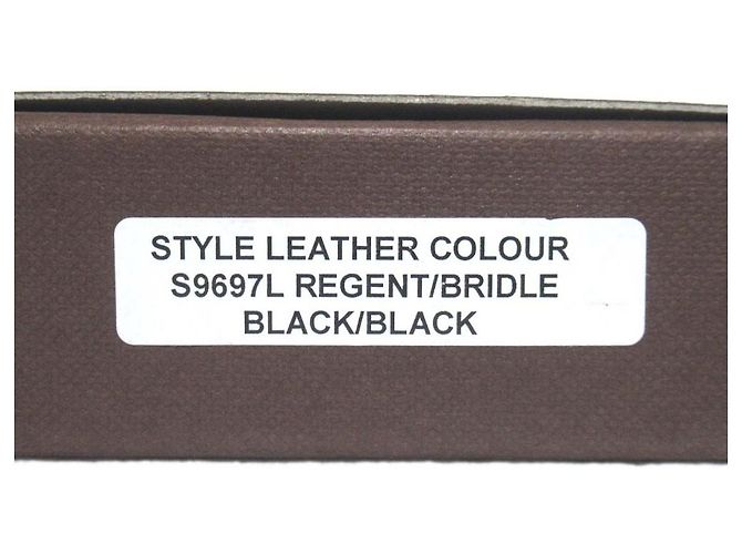 Autre Marque Cartera larga de cuero Bridle Whitehouse Cox Negro - vista 11