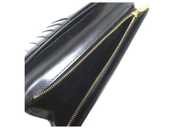 Autre Marque Cartera larga de cuero Bridle Whitehouse Cox Negro - vista 5