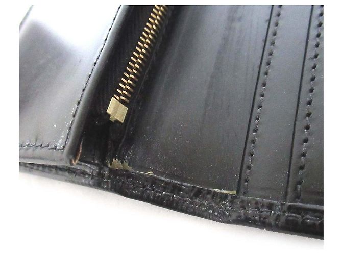 Autre Marque Cartera larga de cuero Bridle Whitehouse Cox Negro - vista 6