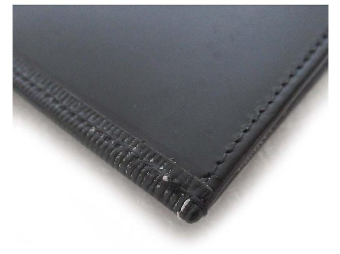 Autre Marque Cartera larga de cuero Bridle Whitehouse Cox Negro - vista 7