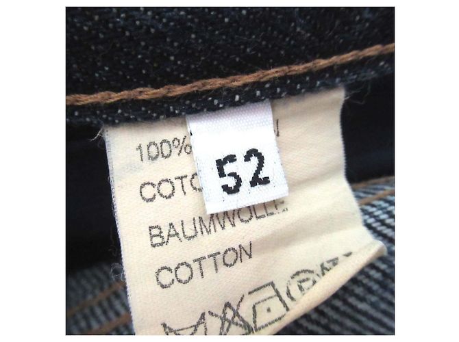Pantalones de denim Gucci con bordados florales Azul - vista 11