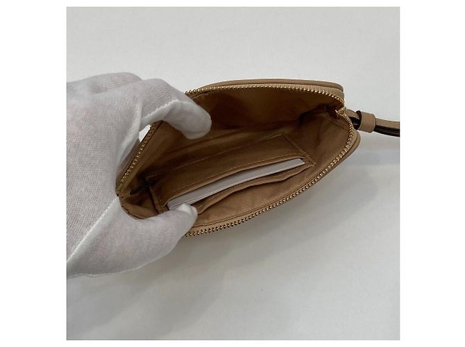 Pochette poignet Coach Corner Zip Beige - vue 5