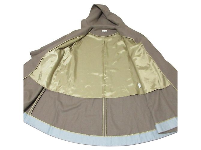 Autre Marque Cappotto con cappuccio linea A yori Beige - vista 5