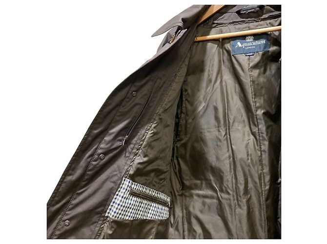Autre Marque Aquascutum Down Liner Single Trench Coat Braun - Ansicht 4
