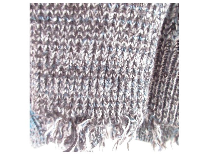 Autre Marque Jersey de punto con flecos PUBLIC TOKYO Azul Azul oscuro - vista 5