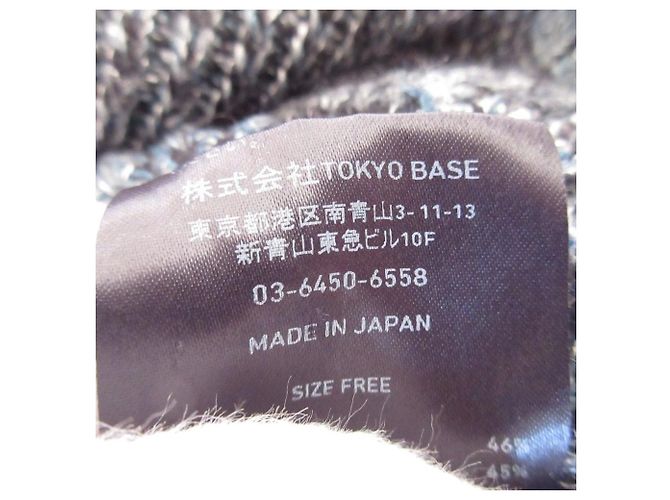 Autre Marque Jersey de punto con flecos PUBLIC TOKYO Azul Azul oscuro - vista 8