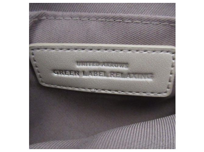 Autre Marque green label relaxing Bolso Tote de Pelo Sintético con Asas de Bambú 2way Castaño - vista 9
