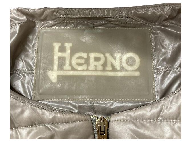 Autre Marque Herno leichte Daunenjacke Beige - Ansicht 11
