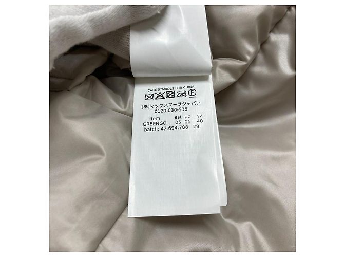 Max Mara The Cube GREENGO CAMELUXE Padding Vest Aus weiß - Ansicht 9