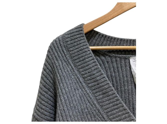 Autre Marque Chaos Ice Monet Knit Pullover aus Kaschmir-Mischung Braun - Ansicht 2