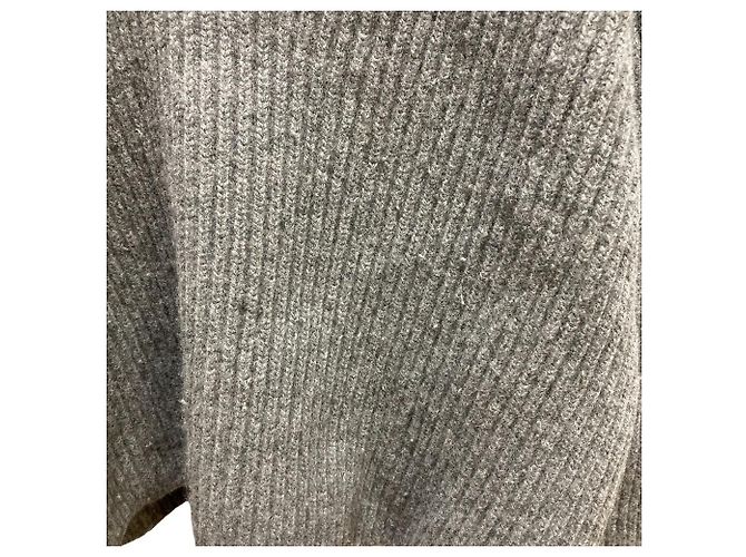 Autre Marque Chaos Ice Monet Knit Pullover aus Kaschmir-Mischung Braun - Ansicht 3