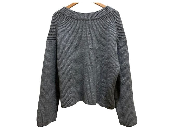 Autre Marque Chaos Ice Monet Knit Pullover aus Kaschmir-Mischung Braun - Ansicht 4