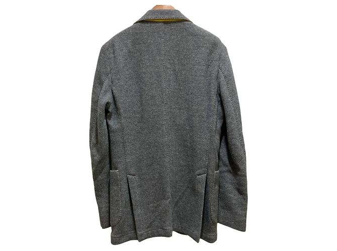 Autre Marque Giacca sartoriale L.B.M. 1911 in cotone e lana Marrone - vista 4