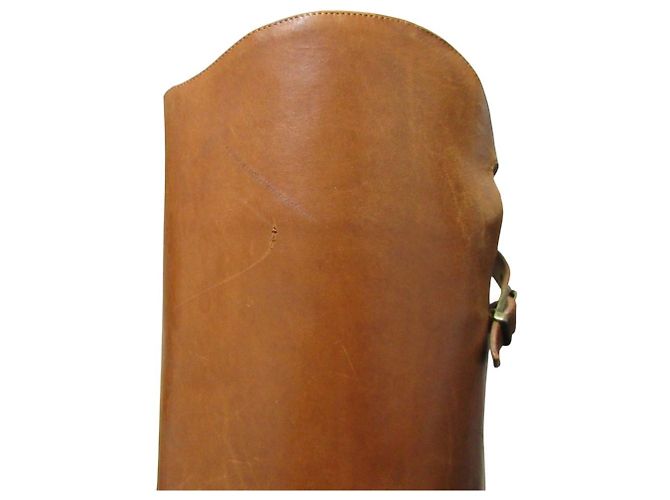 Autre Marque Botas largas de cuero Sartore Castaño - vista 14