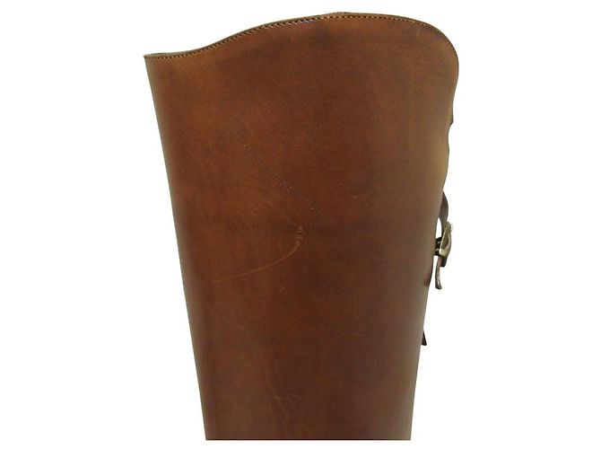 Autre Marque Botas largas de cuero Sartore Castaño - vista 8