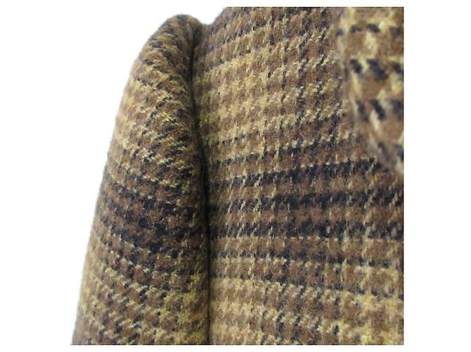 Abrigo Double Face de cuadros degradados RED VALENTINO Amarillo - vista 3