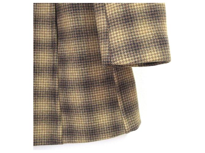 Abrigo Double Face de cuadros degradados RED VALENTINO Amarillo - vista 6