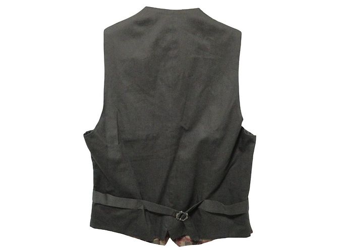 Autre Marque Casaco ajustado 2way Lardini em lã e mohair com padrão xadrez Marrom Bege Bordeaux - vista 9