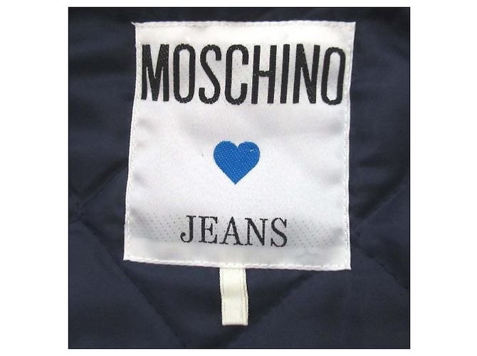 Giacca in denim di cotone Moschino Jeans Blu - vista 8