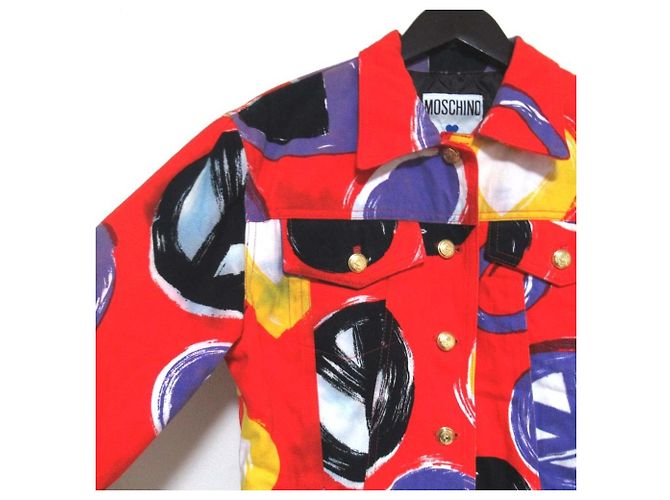 Giacca imbottita Moschino Jeans Rosso - vista 3